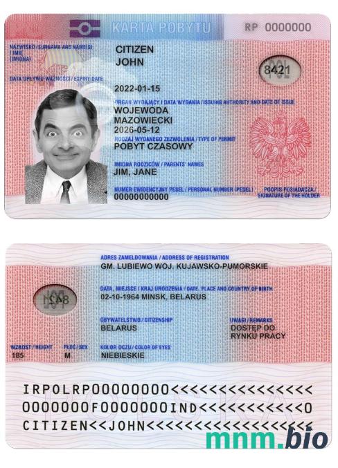 Peru pobytowy pobierz, w pełni edytowalne